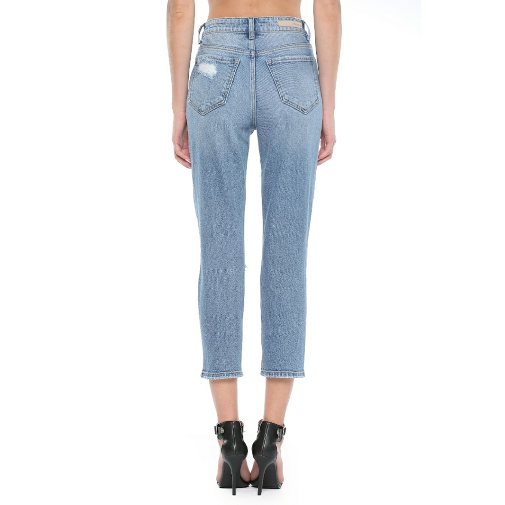Size 1 3 5 Cello High Rise Destroy Crop Straight - Picture 3 of 8